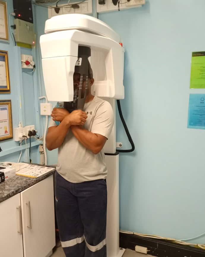 X-ray machine at DrSPateldentist clinic, South Africa.